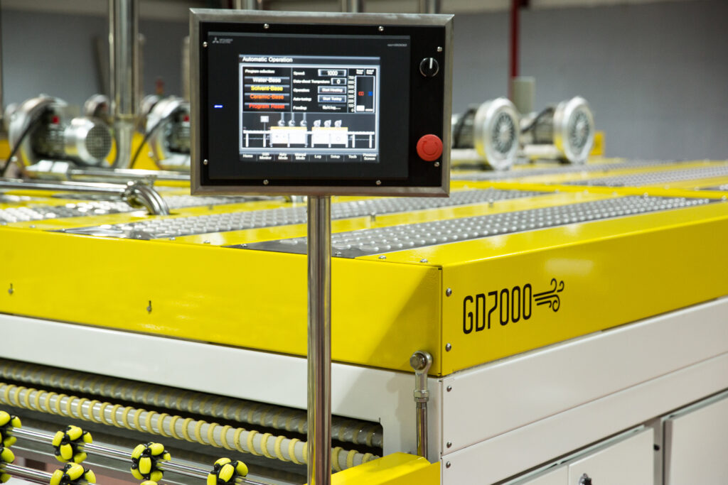 GD7000 Glass Dryer Machines and Wheels